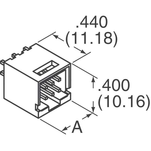 5-102699-7 TE Connectivity AMP Connectors  Embases à broches mâles
